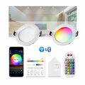 5/10x Bluetooth WIFI APP RGB/WW/CW LED Decken-Einbauleuchte Bodeneinbaustrahler 