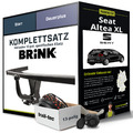 Für SEAT Altea XL Typ 5P5,5P8 Anhängerkupplung starr +eSatz 13pol 2006-2009 NEU