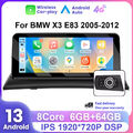 10.25" Android 13 Autoradio CarPlay 64G GPS Navi iDrive für BMW X3 E83 2005-2012