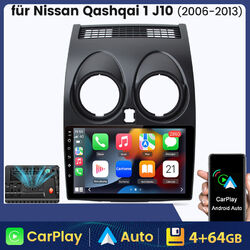 Autoradio Android 13 Für Nissan Qashqai 1 J10 2006-2013 GPS Navi DSP DAB+ 4G+64G