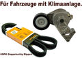 Keilrippenriemen+Riemenspanner Für AUDI A3 (8L1)  1.9 TDI