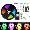 5m-20m COB LED Streifen RGB Stripe 24V Leiste Band superhell Wifi Alexa dimmbar 