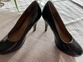 High Heels  Gr. 38 Pumps schwarz/ lack sehr guter Zustand