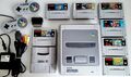 Original 100% aufbereitete Snes Super Nintendo Konsole + SPIELE+ Mario +++