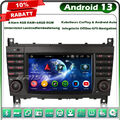 Android 13 64GB Autoradio DAB+ GPS Navi für Mercedes C/CLK/CLC Klasse W203 W463