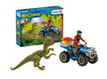 Schleich 41466 Flucht auf Quad vor Velociraptor Dinosaurs