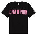 Champion T-Shirt Logo Print Schwarz