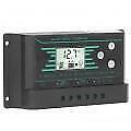 Solarpanel-Regler Laderegler PWM Dual-USB LCD-Display 30 A 12 V/24 V♡
