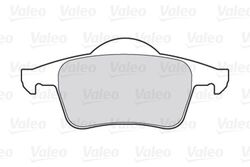 VALEO FIRST BREMSBELÄGE HINTERACHSE PASSEND FÜR VOLVO S60 S70 S80 V70 XC70 |