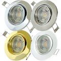 Sets LED Deckenstrahler Tomas / 230V / Leuchten / 5.0W Spots / Warmweiß / Rund