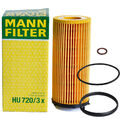 MANN HU720/3x Ölfilter für BMW E90-93 F10 F11 F07 F01-04 X5 E70 X6 E71 E72 N57