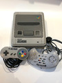 Super Nintendo SNES Entertainment System Control Deck & 2 Controller Top Zustand