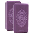 Yogablock Yogiblock® Basic - Art Collection - Ajna Chakra - Aubergine - 2Er-Set