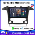 6+128G Für Ford S-Max S max 2007-2015 Android 13 Autoradio GPS CarPlay WIFI DAB+