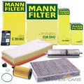 MANN-FILTER INSPEKTIONSPAKET FILTERSATZ B FÜR AUDI Q7 4L 3.0 TDI QUATTRO 10-15