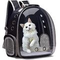 Rucksack für Katzen Hunde Haustier Tragetasche Transportbox Transparent Backpack