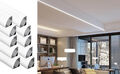 5-10M LED Profil Aluprofil ALU Winkel Schiene Leiste für LED Strips Eloxiert DE