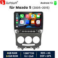 CarPlay Android 13 Autoradio Nav Für Mazda 5 2005-2010 WIFI BT SWC FM DAB+ 4+64G