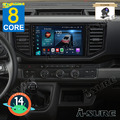 8 Core 4+64G Android 14 AutoRadio CarPlay +Kam Navi DSP Für VW Crafter 2017-2024