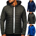 Übergangsjacke Sweatjacke Steppjacke Classic Sport Winter Herren BOLF Unifarben