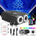 Auto RGBW LED Star/Twinkle Sternenhimmel Meteor 2m-4m Lichtfaser Glasfaser Optik