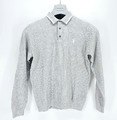 Next Herren Polo Sweatshirt Langarmshirt Gerippt mit Kragen Gr. M 100% Baumwolle