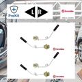 2x ORIGINAL® Brembo Warnkontakt, Bremsbelagverschleiß Vorne für Mercedes-Benz