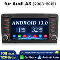 Für Audi A3 S3 RS3 8P 8V 7" Apple Carplay Android 13 Autoradio GPS RDS Navi BT