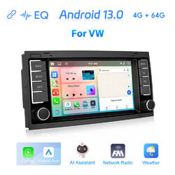 Für VW Touareg 7L Transporter T5 Multivan 4+64G Carplay Android 13 Autoradio GPS