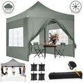 Pavillon 3x3m/3,6x3,6m Wasserdicht Faltpavillon Partyzelt Gartenzelt Pavillion