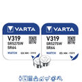 2 x Varta 319 Uhrenbatterien 1,55 V SR527SW SR64 RW 328 21mAh Knopfzelle