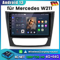 8Kern Carplay Android 13 Autoradio Für Mercedes Benz CLS E-Class W211 W219 4+64G