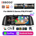 10.25" Autoradio CarPlay Android 13 DAB+ GPS 4+64GB Cam Für BMW 5er F10 F11 NBT