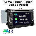 dab+ 7" Autoradio für VW GOLF 5 6 Passat Touran 4+64G Android13 GPS Navi RDS DVD