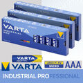 AA oder AAA ORIGINAL VARTA Professional Industrial Batterien LR06 LR03  MHD 2033