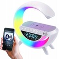 Kreativ Nachttischlampe mit Lade- Uhr- Licht- | Kabelloser Ladefunktion Geschenk