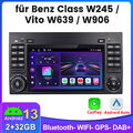 Android13 Autoradio GPS FM Für Mercedes Benz A/B Klasse Sprinter Viano Vito W639