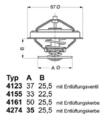 WAHLER 4274.92D Kühlwasserthermostat für VW PASSAT Variant (3B6) PASSAT (3B3)