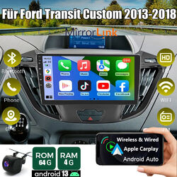 Autoradio Apple CarPlay Android 13 GPS Navi Für Ford Transit Custom 2013-2018