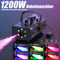 1200W Nebelmaschine RGB 6LED Bühnenlicht DJ Disco Party Rauchmaschine mit Remote