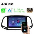 9'' Android 13 Autoradio Navi Wireless Carplay 2+32G HD für Fiat Doblo 2015-2019