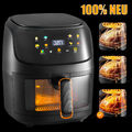 8L Heißluftfritteuse XXL Airfryer Fritteusen Heißluft Ofen Friteuse Digitale