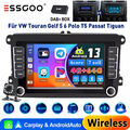 DAB+ 4+64G Android 13 Autoradio GPS Navi WiFi Für VW GOLF 5 6 Plus Passat Touran