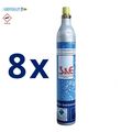 8 Stck. (15,60 €  / 1 Stck.)CO2 Zylinder Kohlensäure 425 g 60l Soda-Stream Sprud