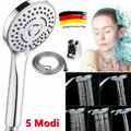 Duschkopf Handbrause Duschbrause mit 5 Funktionen Brausekopf für Dusche, Bad DE