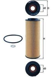 MAHLE ORIGINAL OX 775D Ölfilter Motorölfilter für HYUNDAI ix55