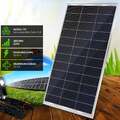 200W Solarmodul Monokristallin Solarpanel Solarzelle PV Modul für Camper Boot