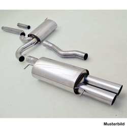 Friedrich Motorsport 70mm Auspuff Sportauspuff Duplexanlage für Opel Astra J GTC