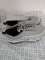 Nike Air Max 97 Herren OG Metallic silber/Uni rot Größe 45