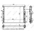 Kühler Wasserkühler passend für Mercedes M-Klasse R-Klasse W164 W251 V251 X164